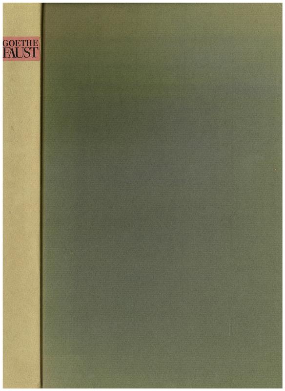 Faust : eine tragodie / [Johann] Goethe ; illustriert von Eugene Delacroix cover