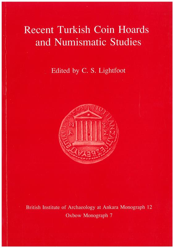 Recent Turkish coin hoards and numismatic studies cover