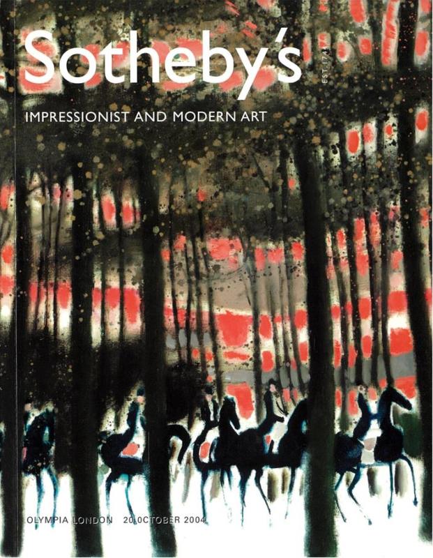 Impressionist and modern art : auction, Wednesday 20 October 2004 / Sotheby's cover