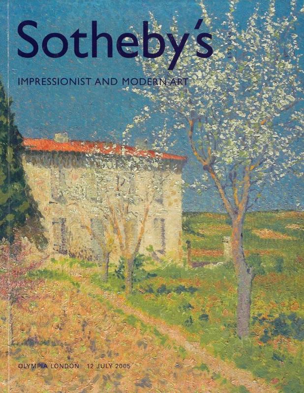 Impressionist and modern art : auction, Tuesday 12 July 2005 / Sotheby's cover