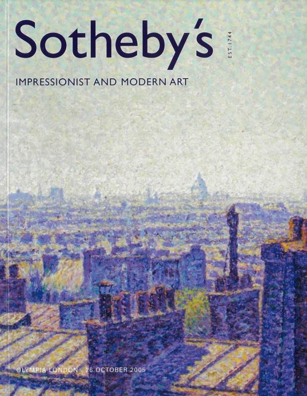 Impressionist and modern art : auction, Wednesday 26 October 2004 / Sotheby's cover