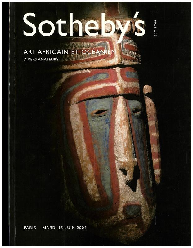 Art Africain et Oceanien : vol. II : divers amateurs : Paris, mardi 15 Juin 2004 / Sotheby's cover