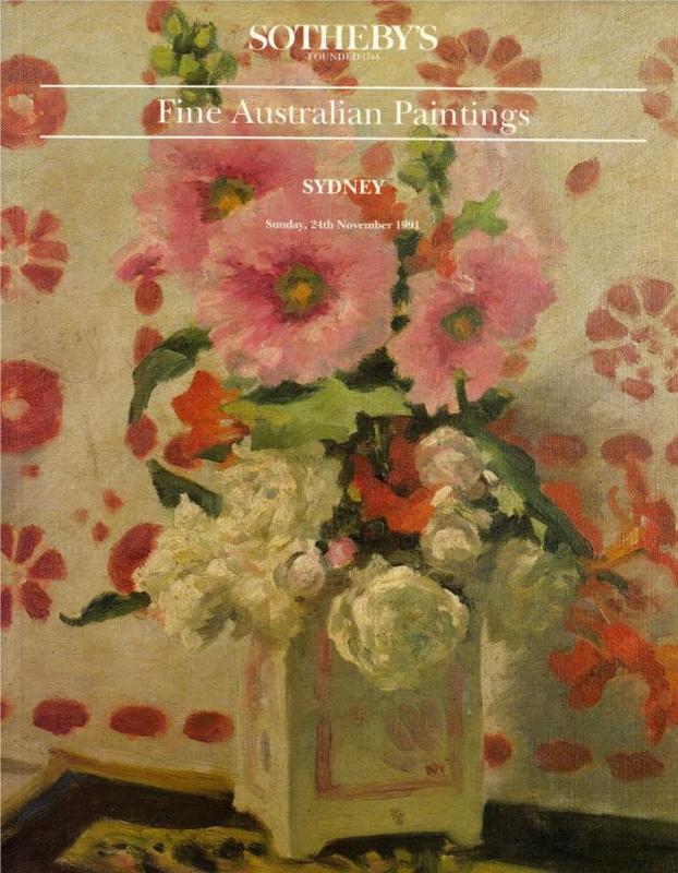 Fine Australian paintings, European paintings, drawings and prints ...  : Sunday, 24th November 1991 / Sotheby's cover