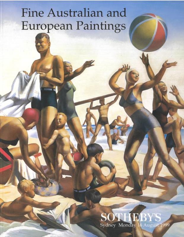 Fine Australian and European paintings, sculpture, drawings and photographs : Monday 16th August 1999 / Sotheby's cover