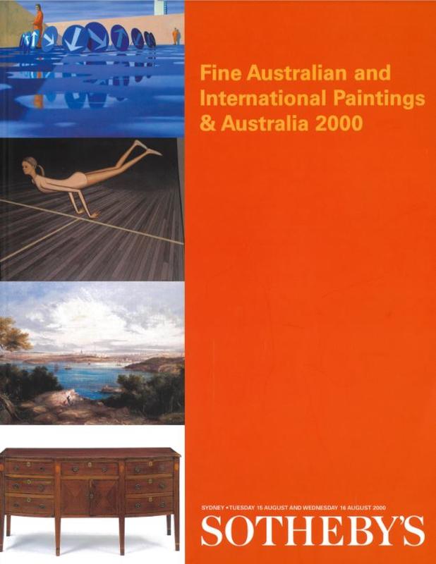 Fine Australian and international paintings : Tuesday 15 August 2000. Australia 2000 ... : Wednesday 16th August 2000 / Sotheby's cover