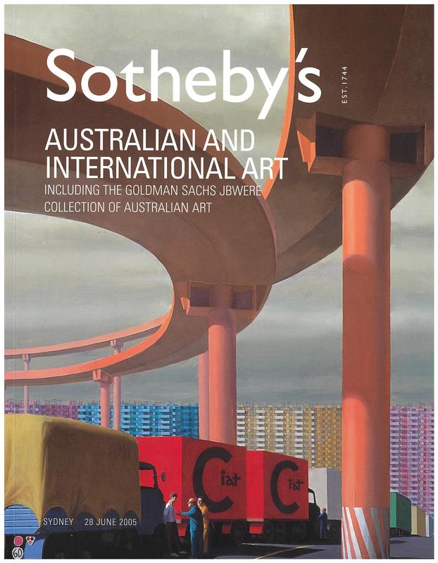 Australian and international art, including the Goldman Sachs JBWere collection of Australian art : Sydney, Tuesday, 28 June, 2005 / Sotheby's cover