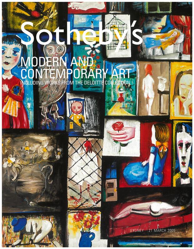 Modern and contemporary art, including works from the Deloitte collection : Sydney Monday, 21 March, 2005 / Sotheby's cover