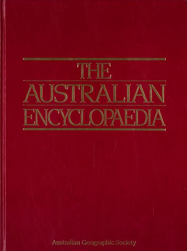 The Australian encyclopaedia : volume nine : appendix and index / Australian Geographic Society cover