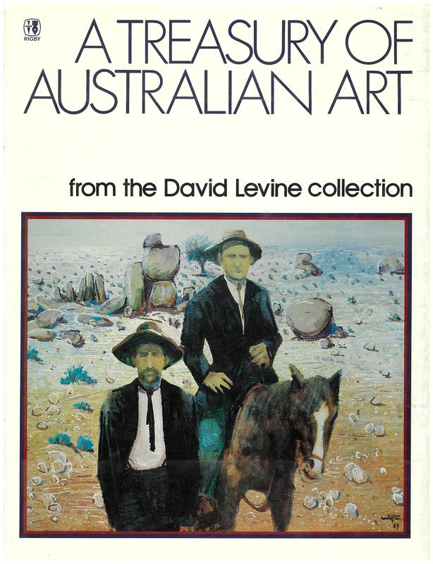A treasury of Australian art : from the David Levine collection cover