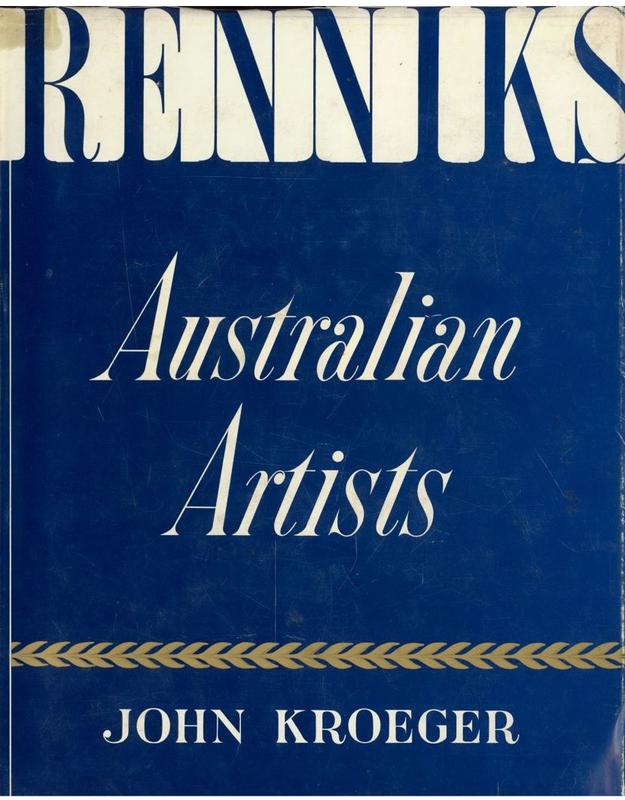 Renniks Australian artists / John Kroeger ; edited by Dion H. Skinner and John Kroeger cover