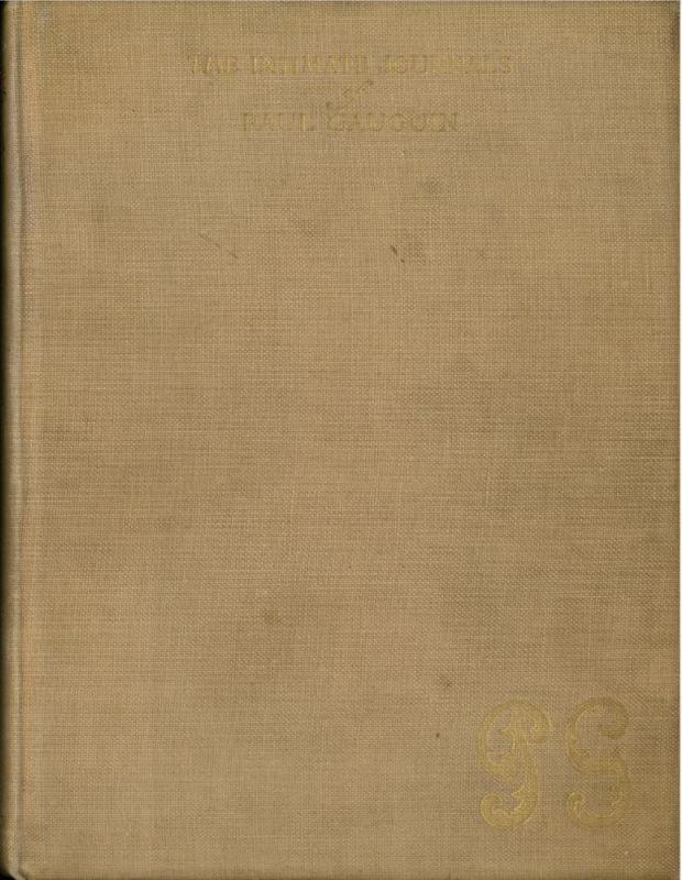 The intimate journals of Paul Gauguin / translated by Van Wyck Brooks ; preface by Emile Gauguin cover