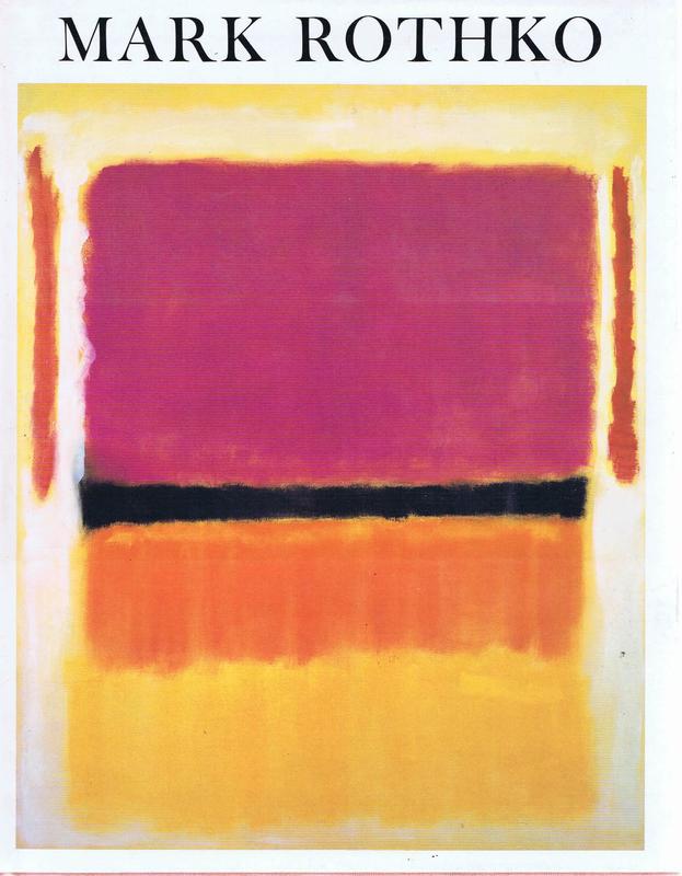 Mark Rothko / Diane Waldman cover