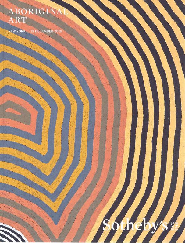Aboriginal art : auction in New York, 13 December 2019 / Sotheby's cover
