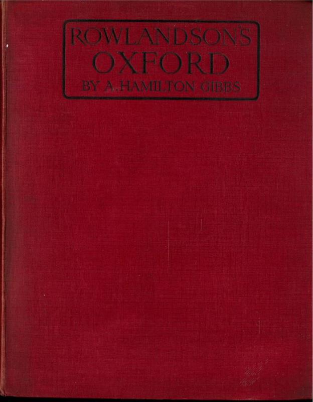 Rowlandson's Oxford / by A. Hamilton Gibbs cover