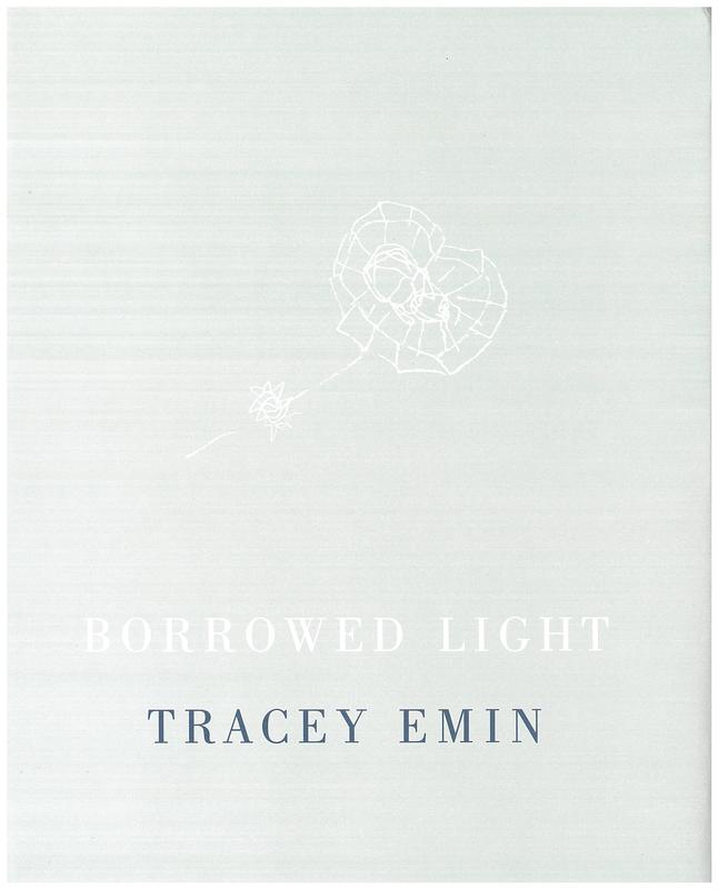 Tracey Emin : borrowed light cover