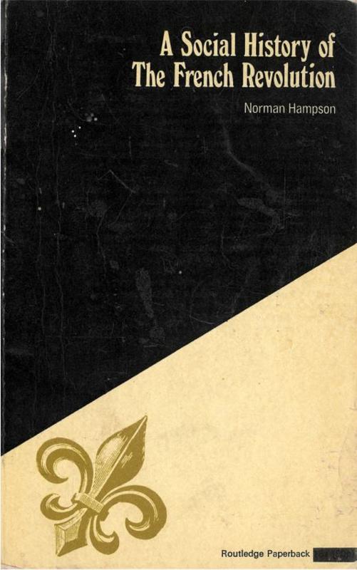 A social history of the French revolution / Norman Hampson cover