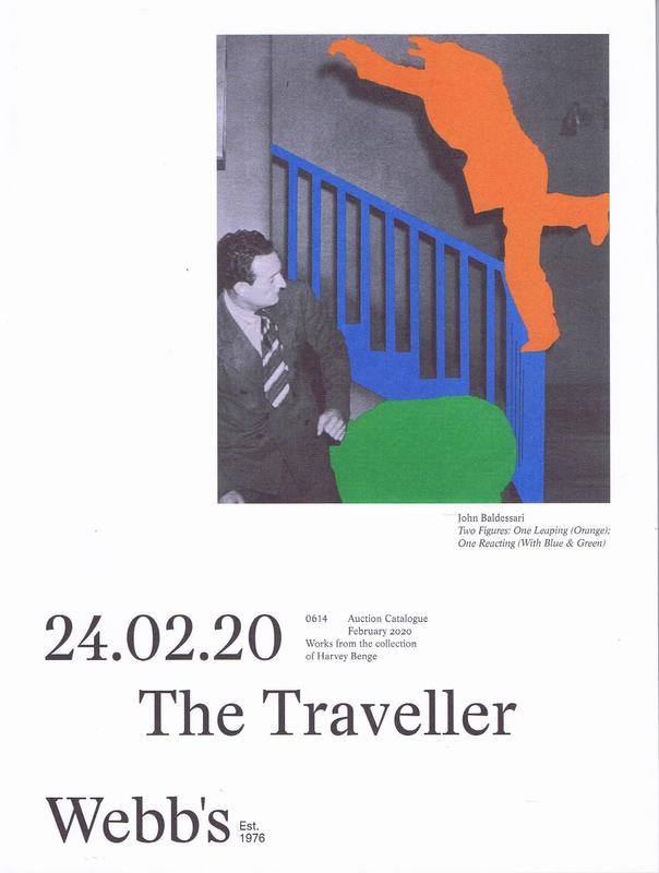 The traveller : auction, Monday 24 February [2020], 6:30pm / Webb's cover