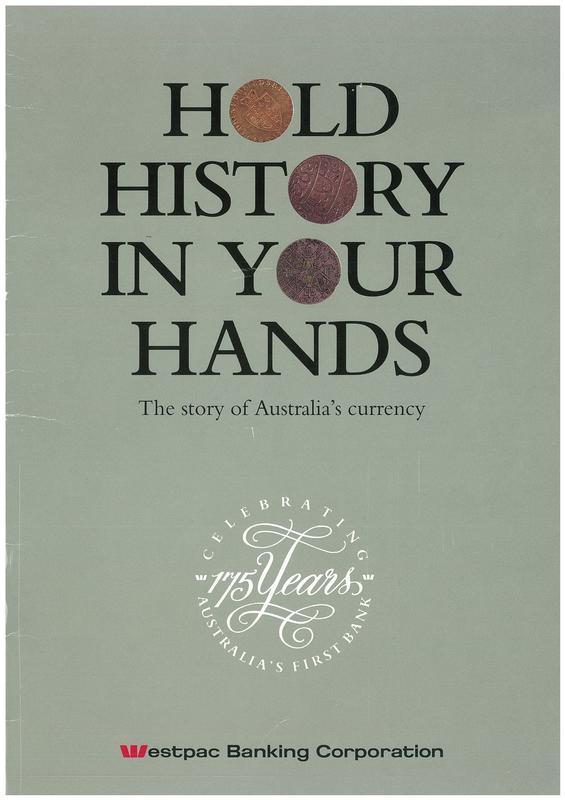 Hold history in your hands : the story of Australia's currency cover