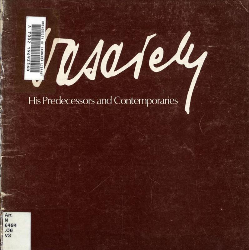 Vasarely : his predecessors and contemporaries cover