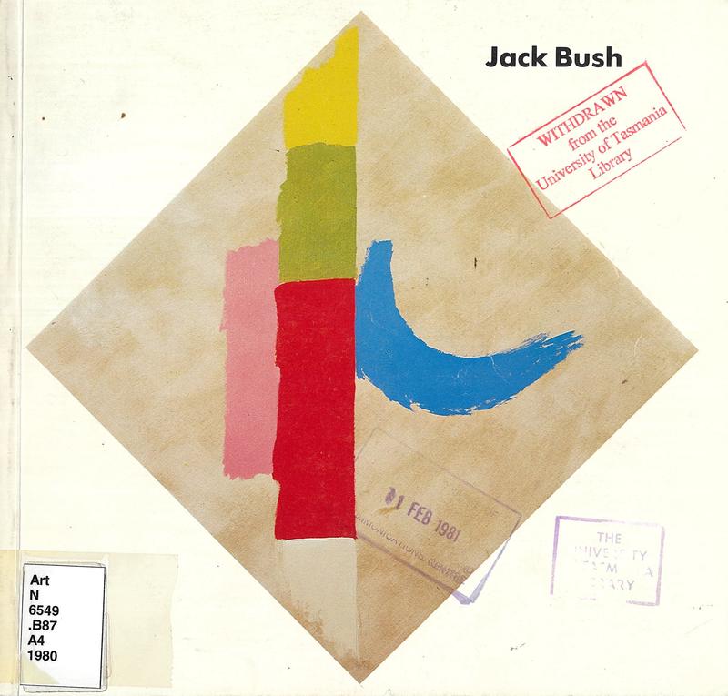 Jack Bush : paintings and drawings, 1955-1976 cover