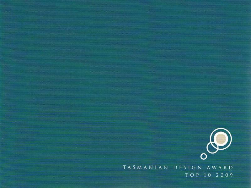 Tasmanian design award : top 10 2009 cover