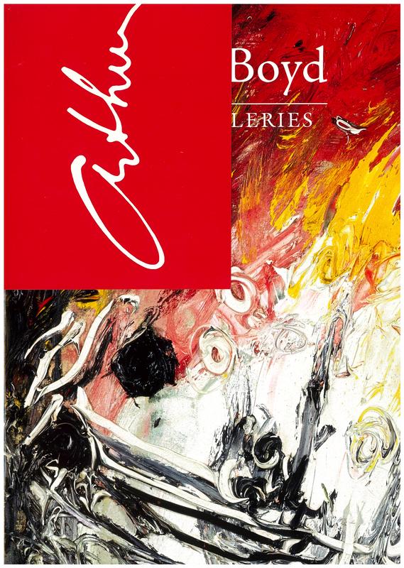 An exhibition of works for sale by Arthur Boyd : Sydney, 5 March - 5 April 2008 cover