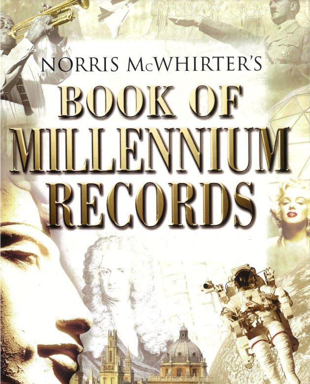 Norris McWhirter's book of millennium records : the story of human achievement in the last 2,000 years cover