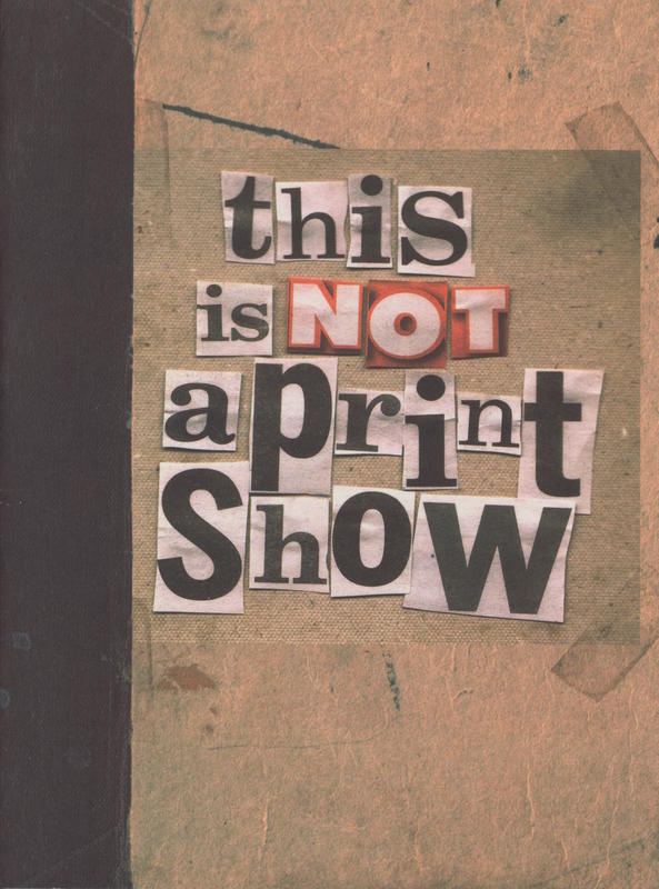 This is not a print show cover