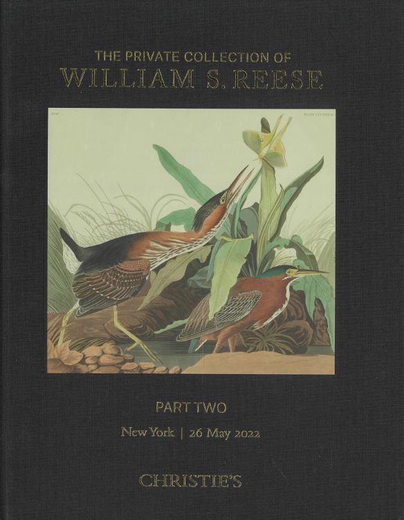 The private collection of William S. Reese : part two : Thursday 26 May [2022] / Christie's cover