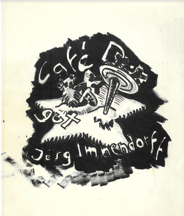 Jörg Immendorf : Cafe Deutschland gut : linolschnitte 82/83 / Sonnabend Gallery cover