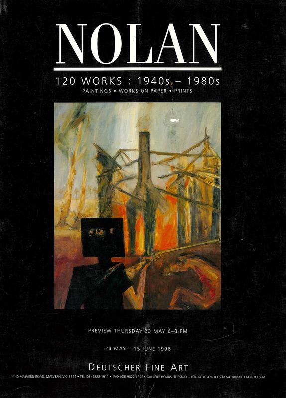 Nolan : 120 works : 1940s - 1980s : paintings, works on paper, prints / Deutscher Fine Art cover