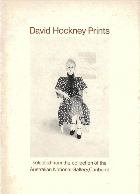 David Hockney prints : selected from the Australian National Gallery, Canberra cover