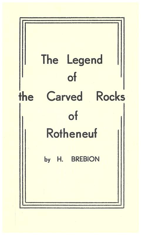The legend of the carved rocks of Rotheneuf / by H. Brebion cover