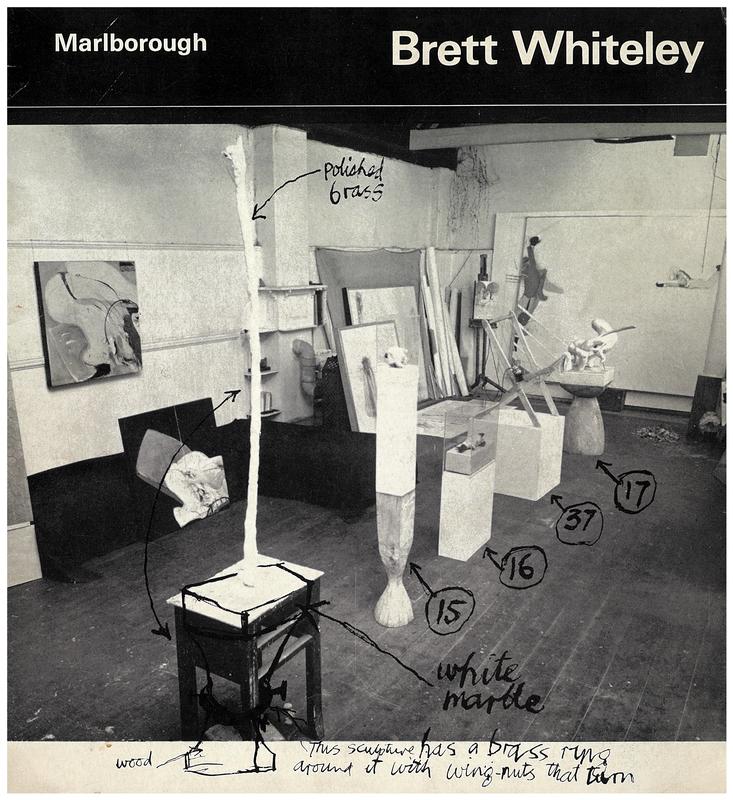 Brett Whiteley / Marlborough Gallery cover
