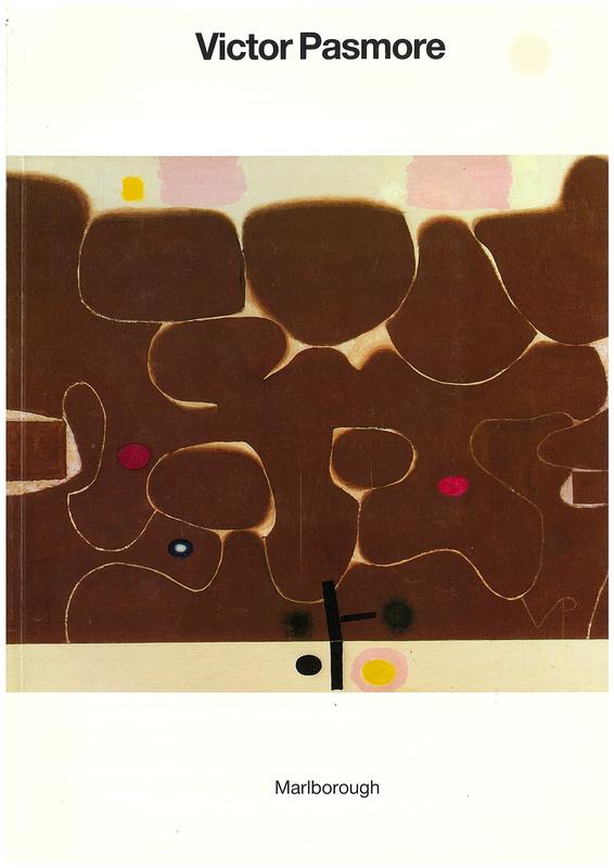 Victor Pasmore : 14 February-14 March 1986 cover