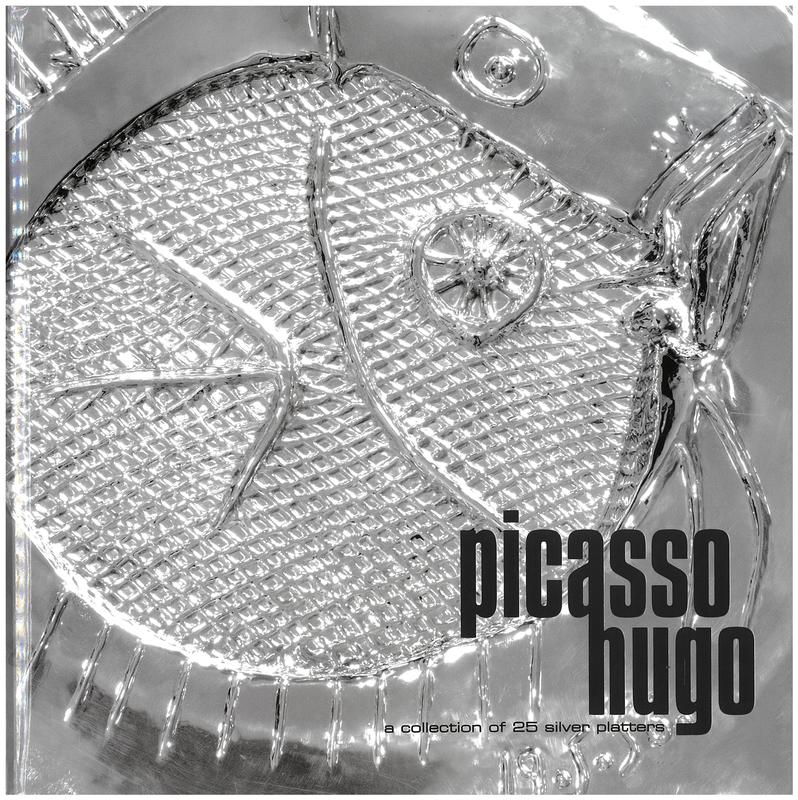 Picasso Hugo : a collection of 25 silver platters cover