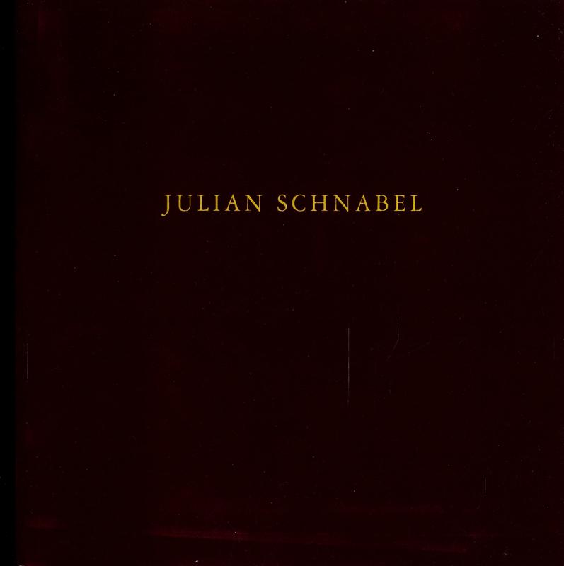 Julian Schnabel : portrait paintings cover