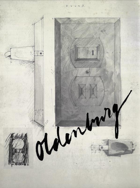 Exhibition of recent work by Claes Oldenburg cover