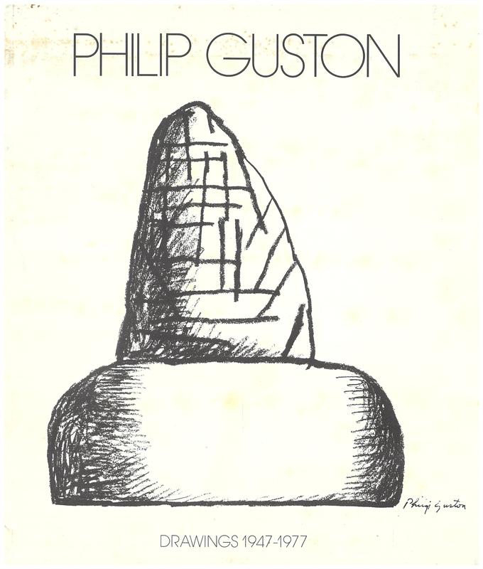 Philip Guston : drawings 1947-1977 cover