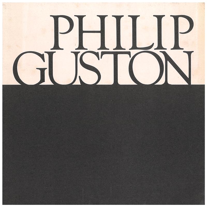 Philip Guston : November/December 1974 cover