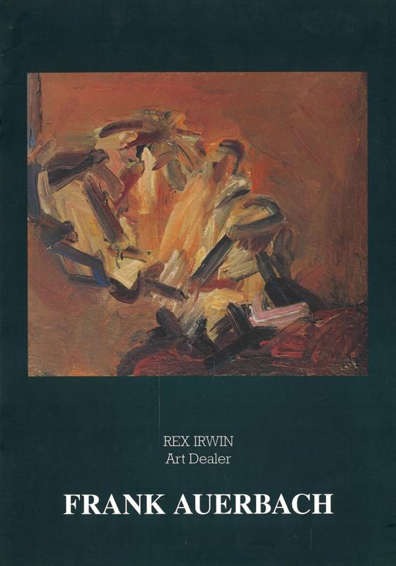 Frank Auerbach : paintings and drawings cover