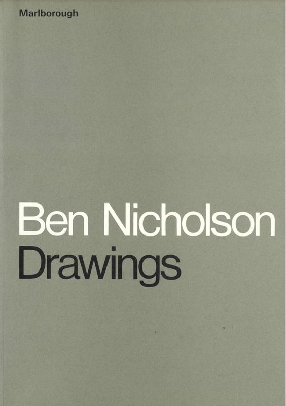 Ben Nicholson : drawings, June-July 1970 cover