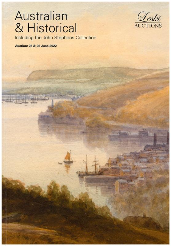 Australian and historical : including the John Stephens collection : auction, Saturday 25 June ... Sunday 26 June [2022] / Leski Auctions cover
