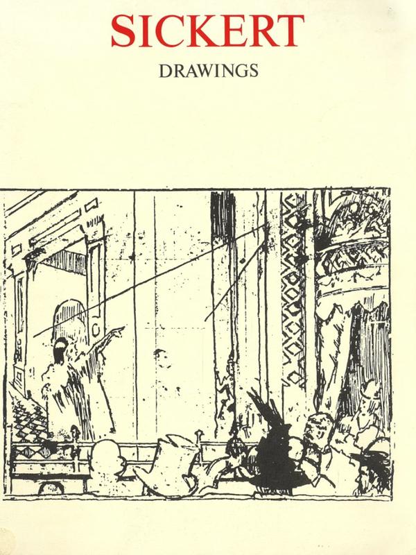 Sickert : 1979 Perth survey of drawing : the drawings of Walter Richard Sickert / Lou Klepac cover
