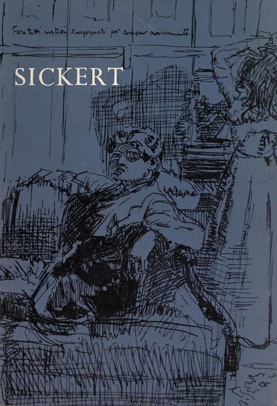 Sickert : paintings and drawings cover