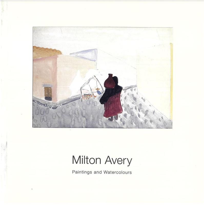 Milton Avery : paintings and watercolours cover