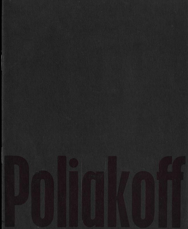 Serge Poliakoff : 12 recent gouaches cover