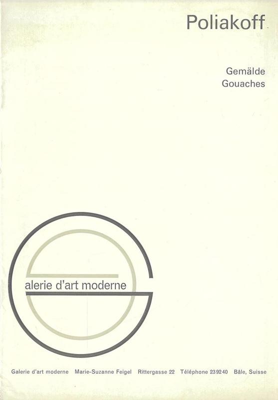 Poliakoff : gemalde, gouaches cover