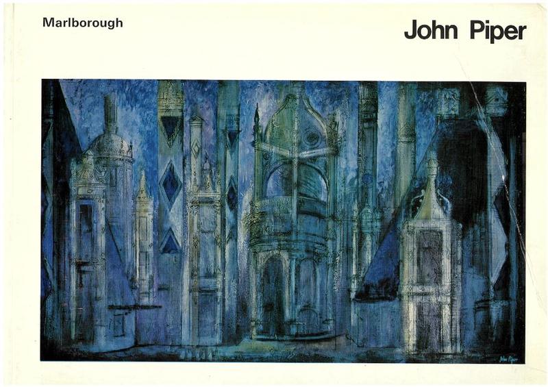 John Piper : oil paintings, gouaches and ceramics cover