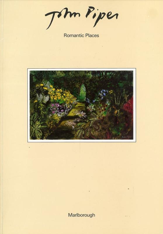 John Piper : romantic places cover